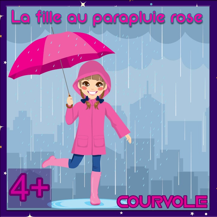 La fille au parapluie rose