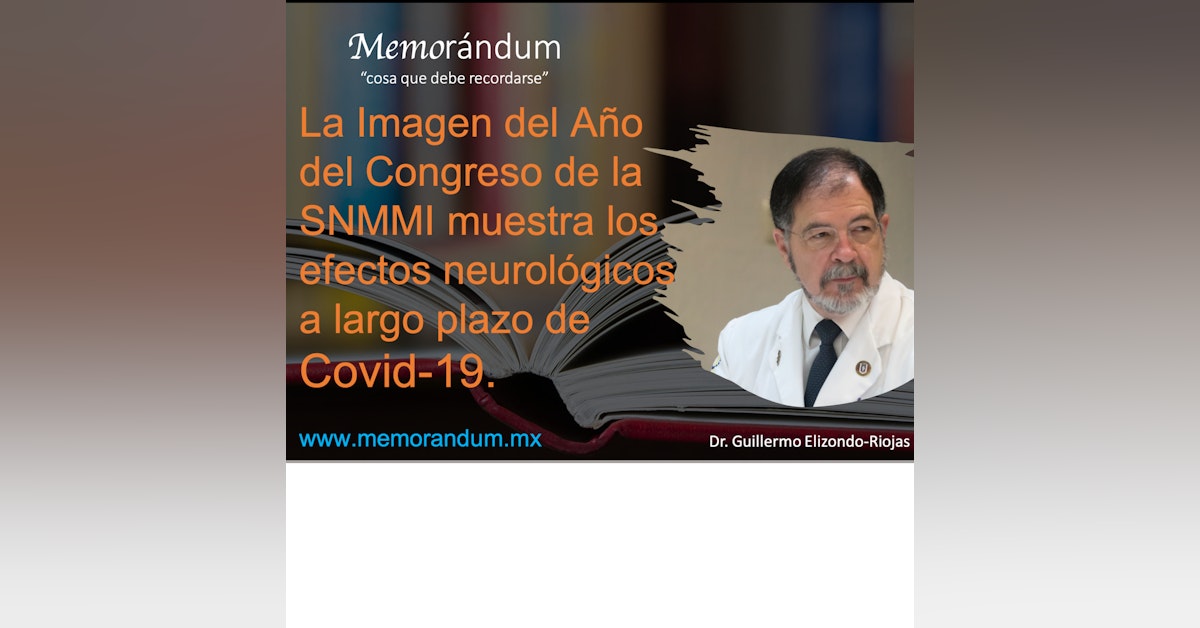 La Imagen del Año del Congreso de la SNMMI muestra los efectos neurológicos a largo plazo de Covid-19.