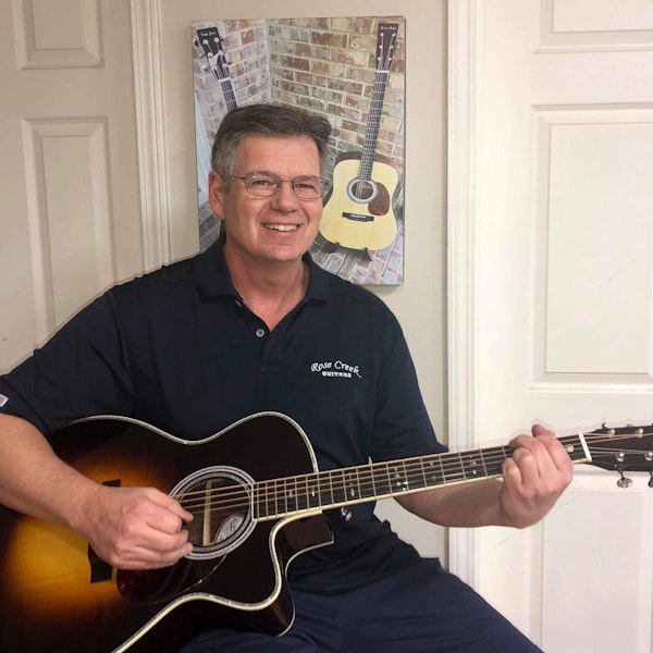 Episode 6 Rick Gunn of Rose Creek Custom Guitars live at the Oakhouse Image