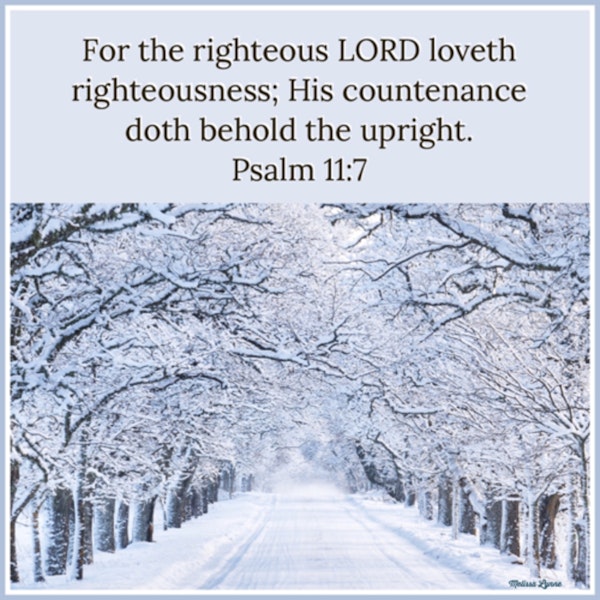 January 13, 2021 - The Righteous LORD Loveth Righteousness Image