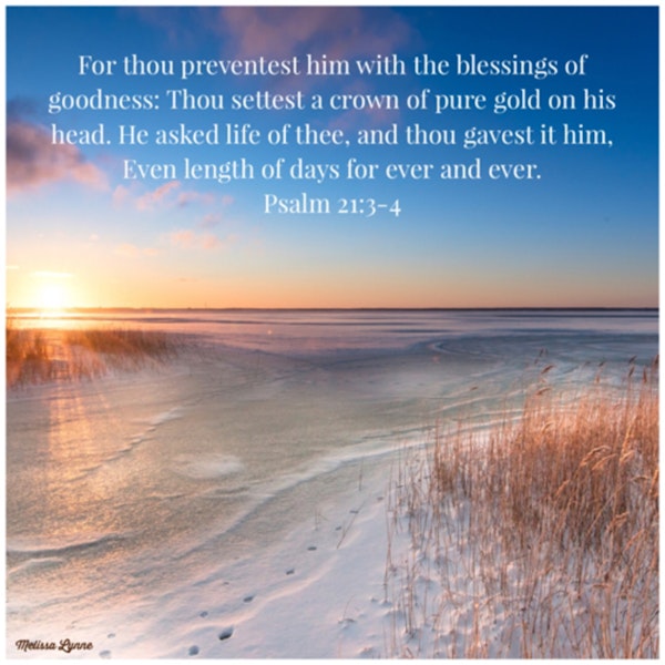 January 25, 2022 - Thou Preventest Him with the Blessings of Goodness Image