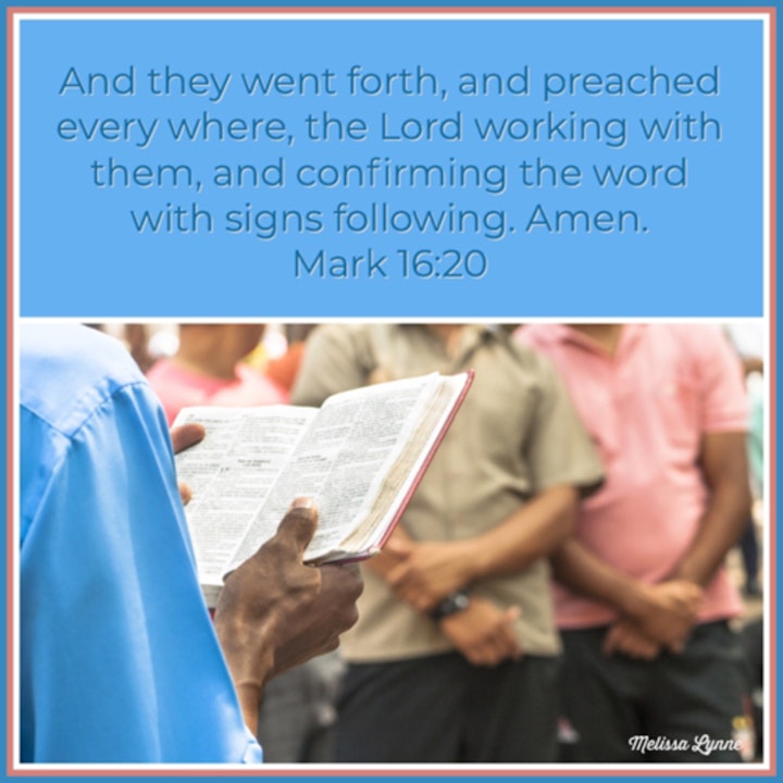 March 12, 2022 - The Lord Working with Them Confirming the Word