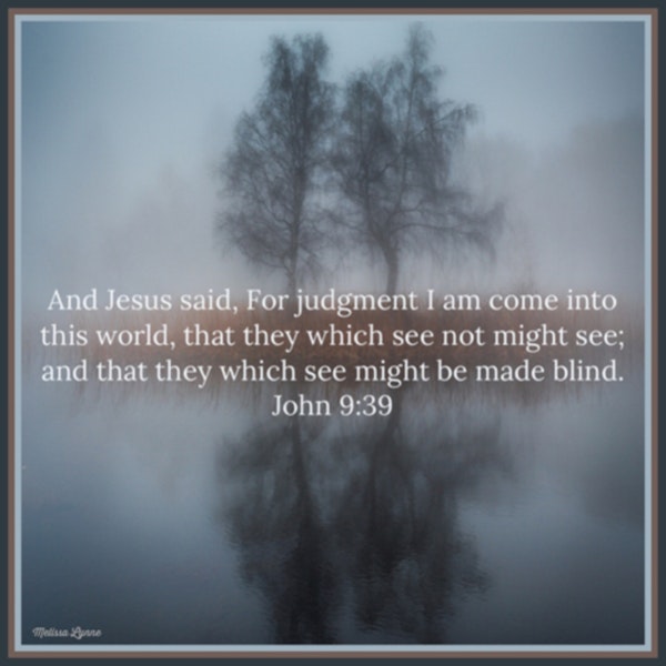 May 17, 2022 - That They Which See Not Might See, and They Which See Might Be Made Blind Image
