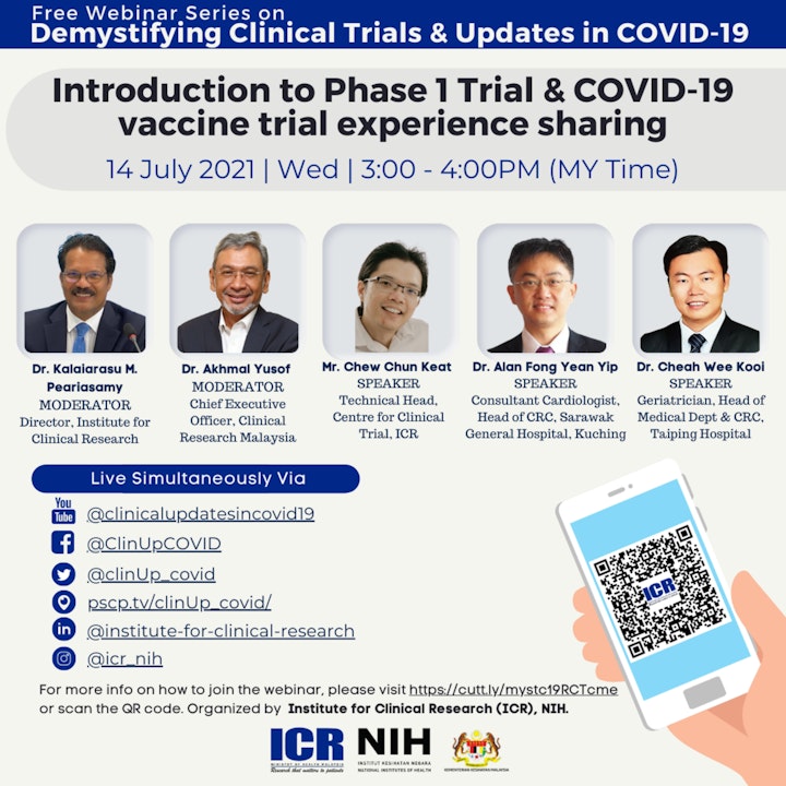 Introduction to Phase 1 Trial & COVID-19 vaccine trial experience sharing