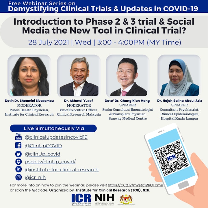 Introduction to Phase 2 & 3 trial & Social Media the New Tool in Clinical Trial?