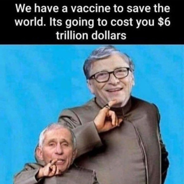 Anti Vaxxers fight Covid 19 vaccines. Image