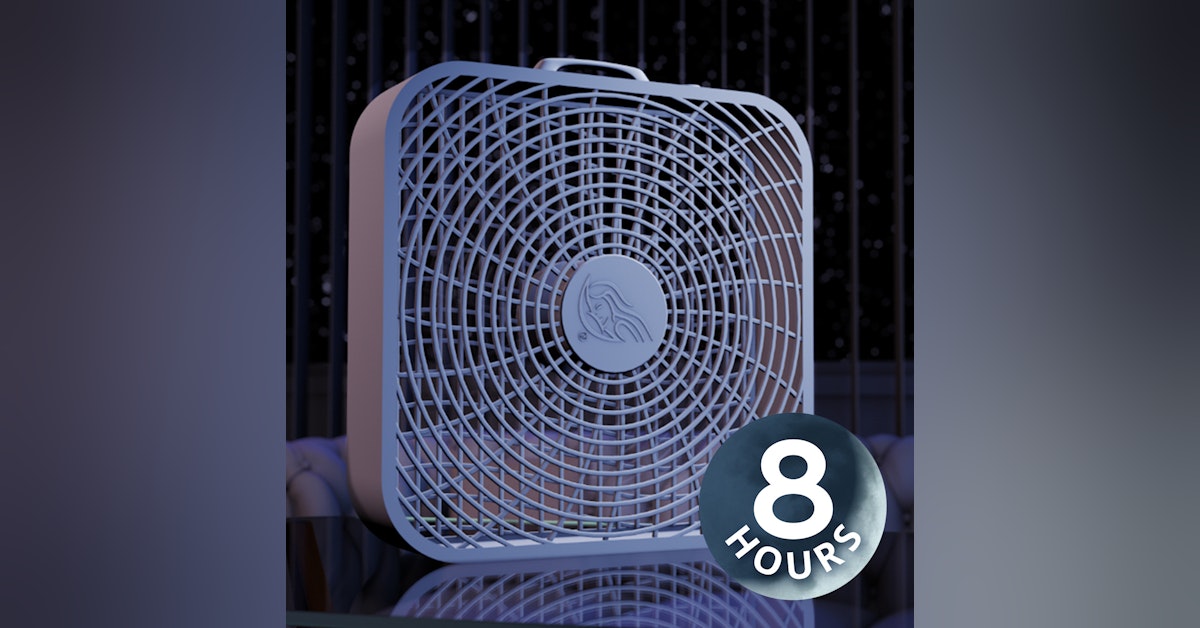 Box Fan White Noise for Sleep, Relaxation or Studying | 8 Hours
