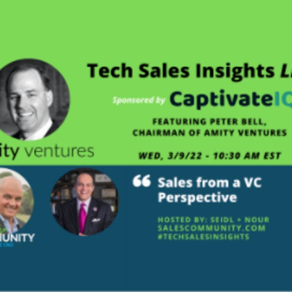 E68 - Sales From a VC Perspective with Peter Bell Image