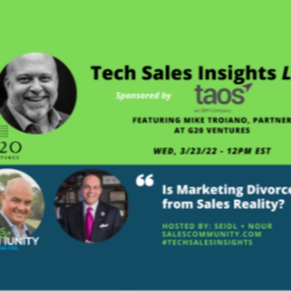 E70 - Is Marketing Divorced from Sales Reality? With Mike Troiano Image