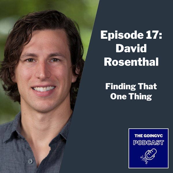 Episode 17 - Finding That One Thing with David Rosenthal