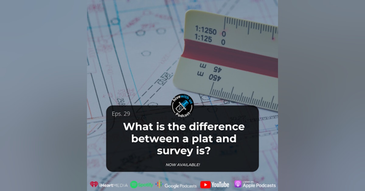 What is the difference between a plat and survey is? (Episode 29)