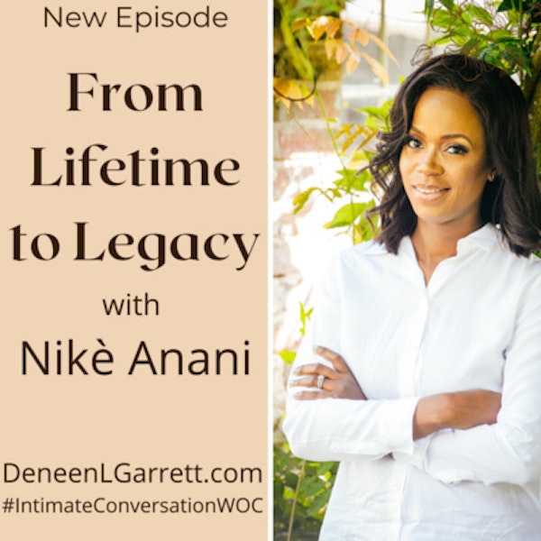 From Lifetime to Legacy with Nikè Anani Image