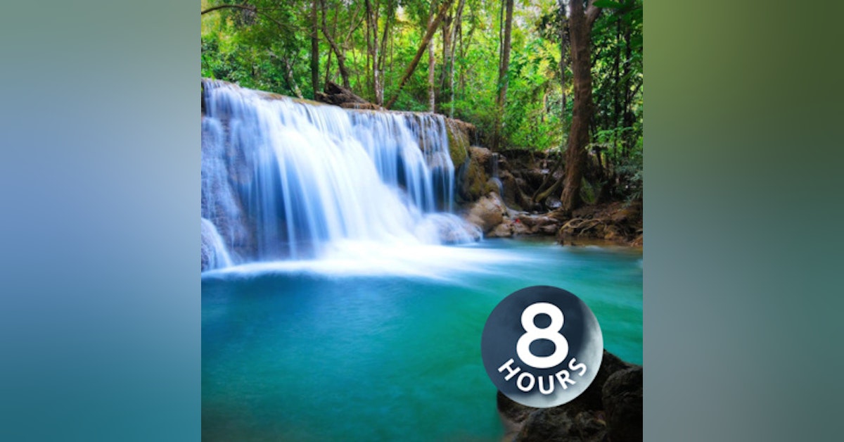 Waterfall Sounds 8 hours | Nature's Best White Noise for Relaxation or Sleep