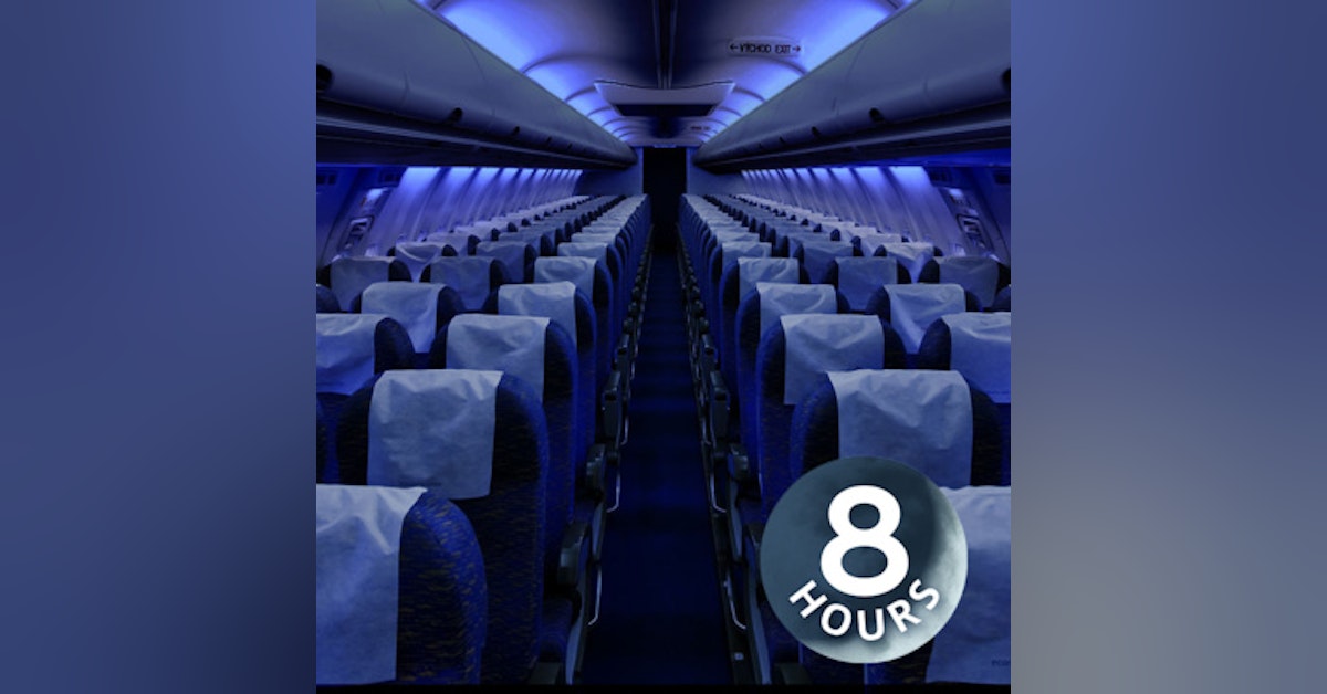 Airplane Cabin White Noise Jet Sounds 8 Hours | Great for Sleeping, Studying, Reading or Homework