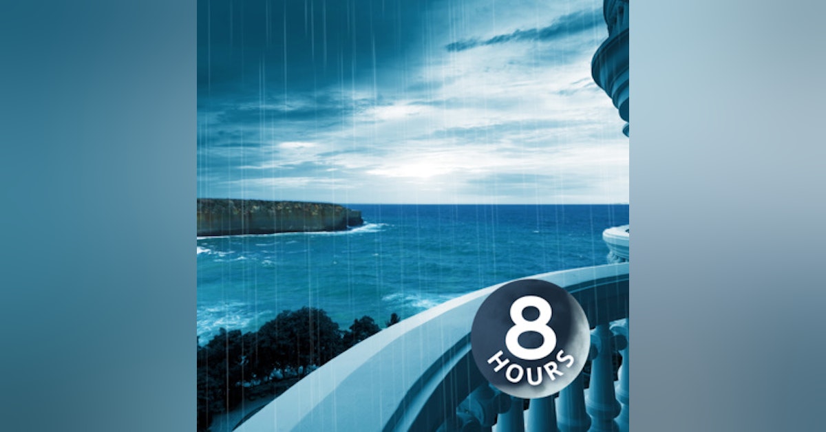 Rainstorm & Ocean Waves 8 Hours | Sleep or Study Better with Rain White Noise