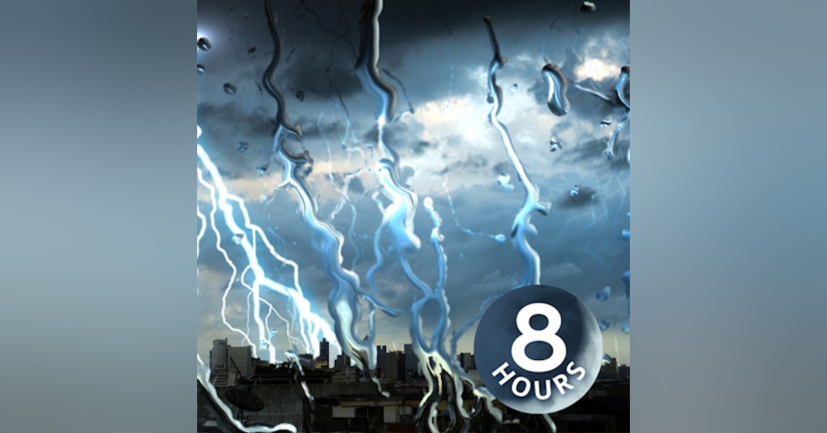 Thunderbolt & Lightning, Very Very (Soothing) 8 Hours | Rain and Thunder Sounds for Sleeping | White Noise