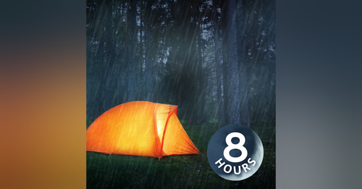 Rain on Tent 8 Hours | Nature Sounds for Sleeping, Studying, Writing, Concentration | White Noise