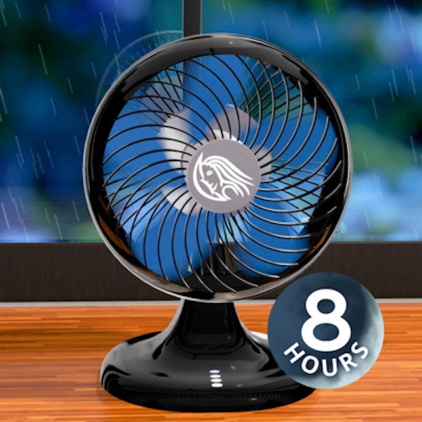 Fan & Rain Sounds 8 Hours | Sleep, Study, Focus or Relax with White Noise Image