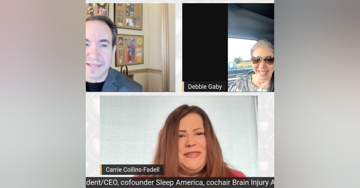 Debbie Gaby, cofounder Sleep America, Carrie Collins CEO Brain Injury Alliance