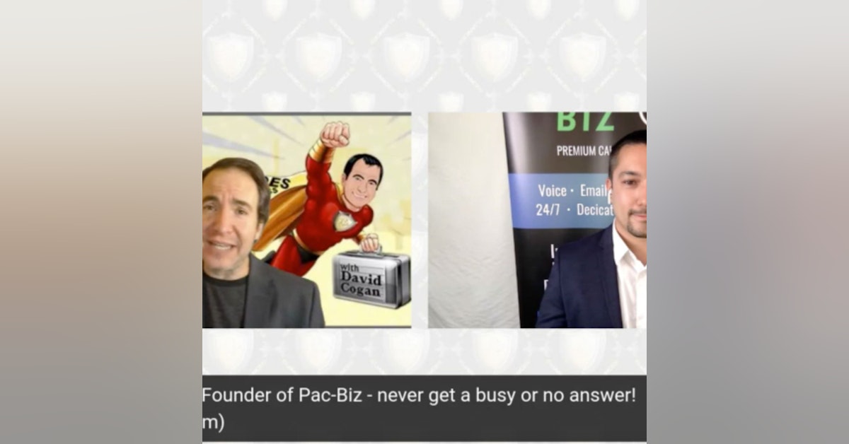 Eric Mulvin cofounder Pac-Biz outsourced business support services to never miss a call or question