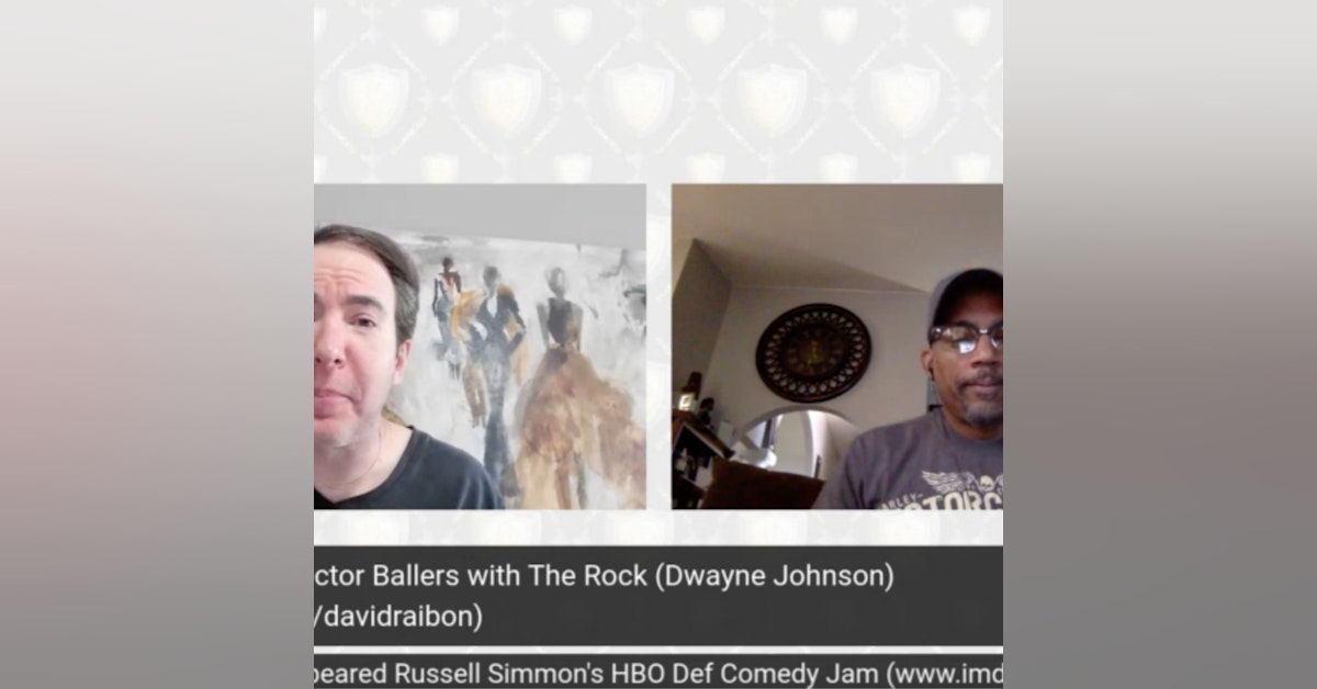 David Raibon, actor Ballers with The Rock (Dwayne Johnson), Insecure, Russell Simmon's HBO Def Comedy Jam, former police officer and comedia
