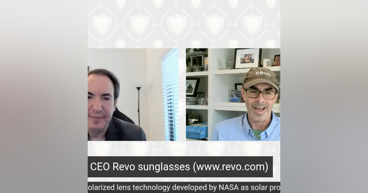Cliff Robinson, CEO Revo Sunglasses, classic NASA developed lenses
