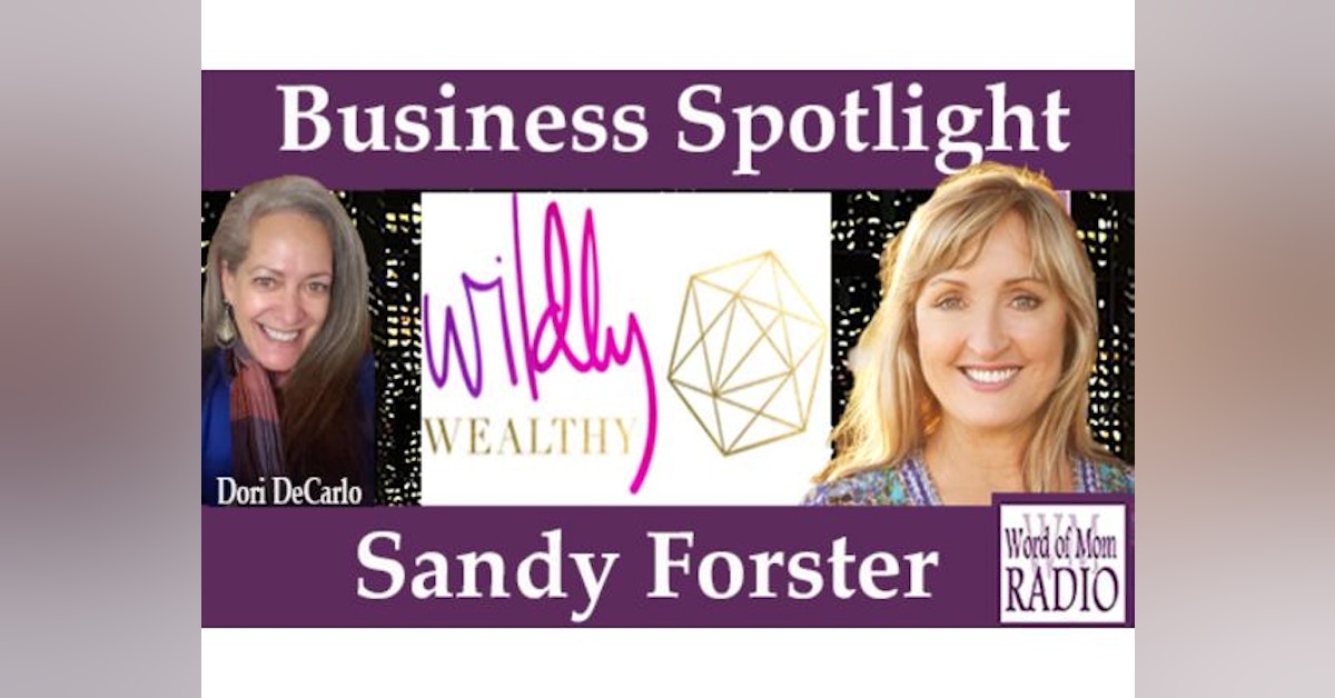 Sandy Forster Founder of Wildly Wealthy on The Business Spotlight on WoMRadio