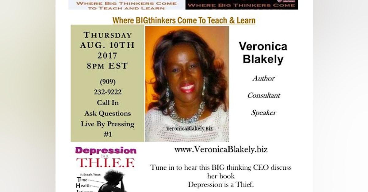 Veronica Blakely: Passion Power & Purpose. Author Consultant & Depression Buster