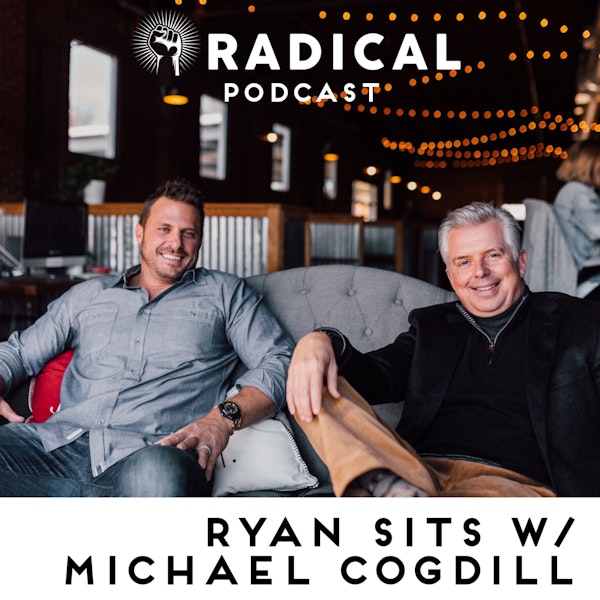Ryan sits w/ 29-time Emmy winning news anchor and author Michael Cogdill Image
