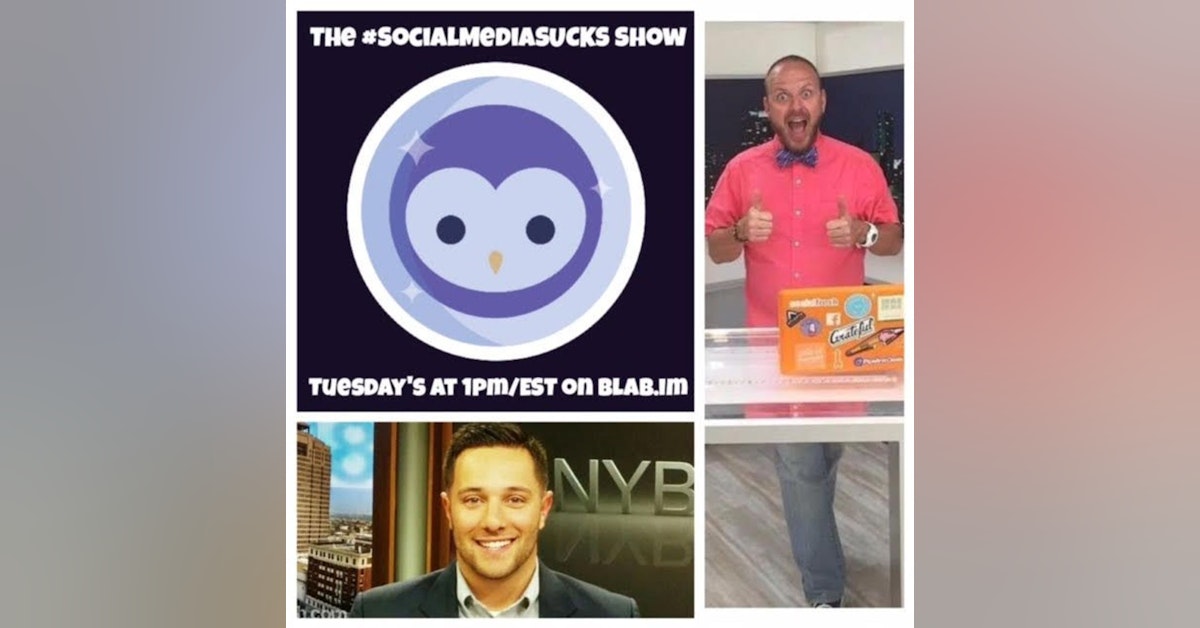 EPISODE 14 The Social Media SUCKS Show on Blab : How to Create Great Content w/ Vincenzo Landino