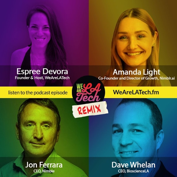 Remix: Dave Whelan, Amanda Light, and Jon Ferrara: WeAreLATech Startup Spotlight Image