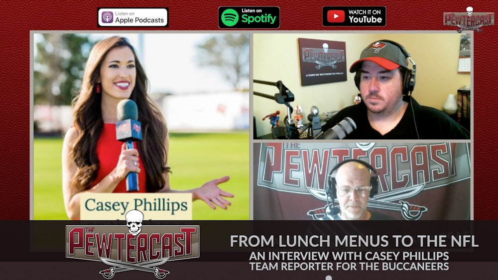 From Lunch Menus to the NFL, an Interview with Casey Phillips, Team Reporter for the Buccaneers