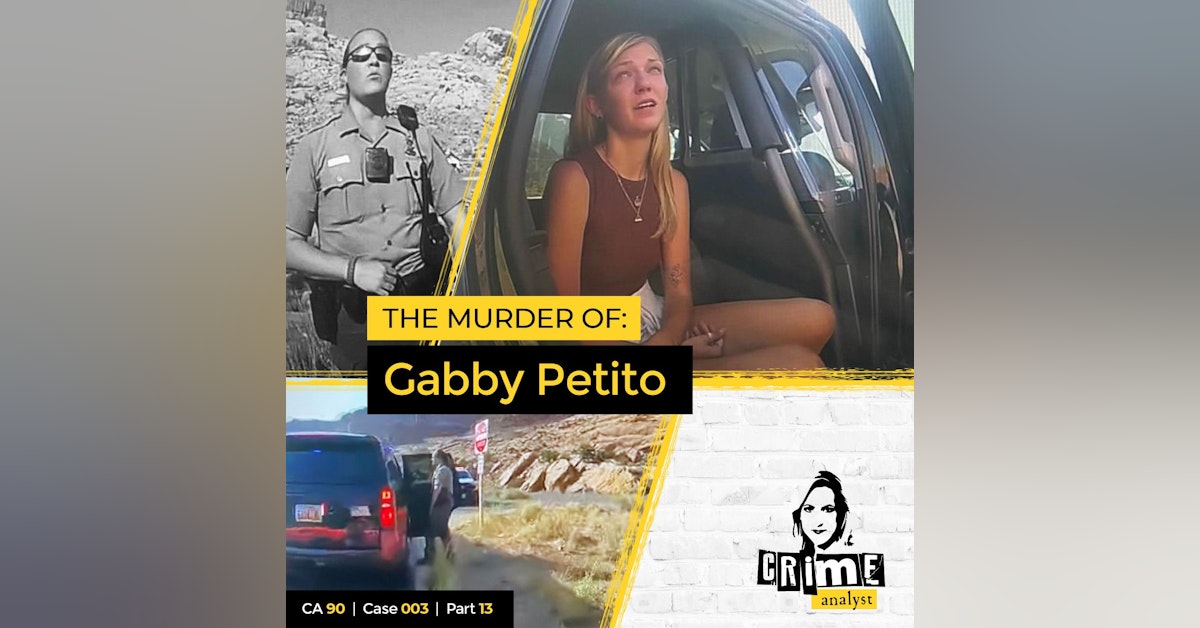90: The Crime Analyst | Ep 90 | The Murder of Gabby Petito, Part 13