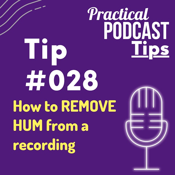 How to REMOVE HUM from a recording Image