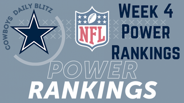 Dallas Cowboys Daily Blitz – 9/29/21 – Week 4 NFL Power Rankings: Where Should Cowboys Be?