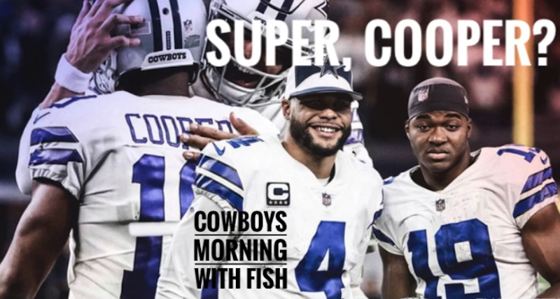 Episode image for Fish Report Podcast - Cowboys MORNING -  Amari Cooper Admits...