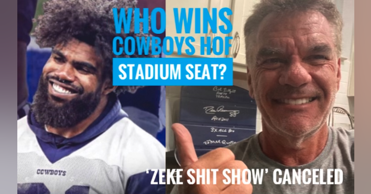 Fish Report Podcast - #DallasCowboys Fish at 6 Report Zeke Shit Show and HOF #Cowboys Stadium Seat Winner ANNOUNCED!