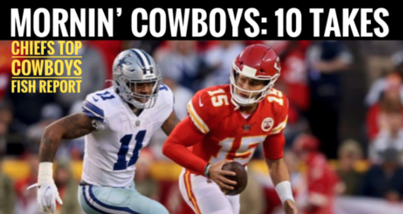 Episode image for #DallasCowboys Top 10 Takes from L at #Chiefs - Mornin' #Cowboys Fish Report