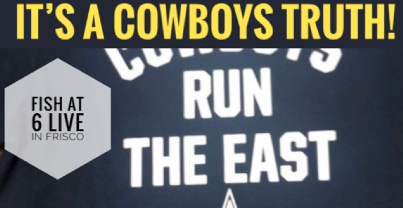 Episode image for #DallasCowboys RUN THE EAST! Fish at 6 LIVE Truth Night!