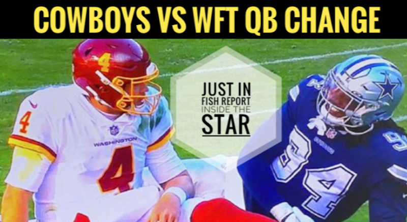 Episode image for JUST IN: #dallascowboys ready for change at WFT QB - Fish Report inside The Star