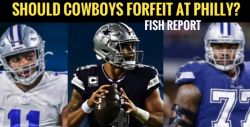 Episode image for #DallasCowboys CHANGE of PLAN for Philly? How 'bout a forfeit? Fish Report Mornin' LIVE