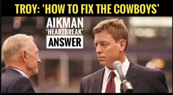 AIKMAN HONESTY: ‘How to Fix Jerry’s #dallascowboys ?! FISH REPORT