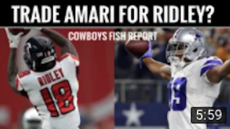 Episode image for TRADING PLACES? Swap Amari Cooper for Calvin Ridley? Fish Report