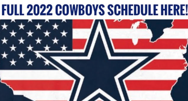 Breaking Down the 2022 Dallas Cowboys Schedule: Fish Report