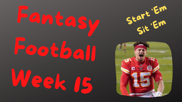 NFL Fantasy Football Week 15 Roster Moves