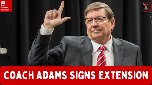Red Raiders Men's Basketball Coach Mark Adams Signs Contract Extension
