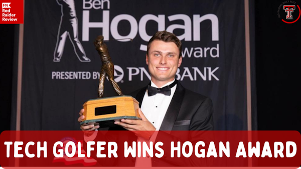 Texas Tech Red Raiders Golfer Ludvig Aberg Wins Ben Hogan Award