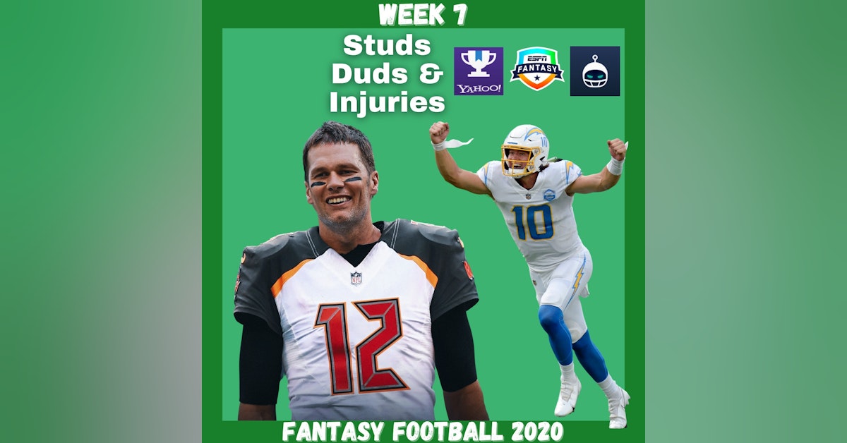 Fantasy Football 2020 | Week 7 Recap, Studs, Duds, IDP & Injuries
