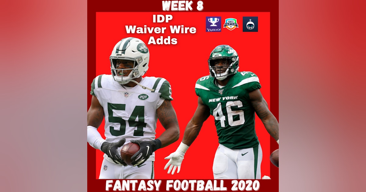 Fantasy Football 2020 | Week 8 IDP Waiver Wire Adds