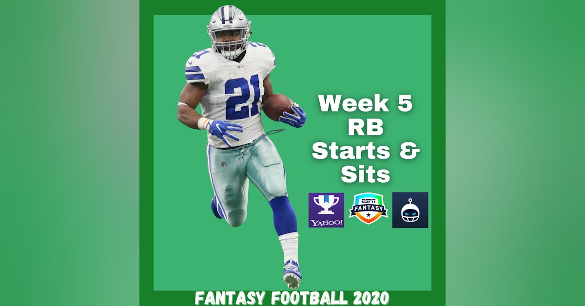RB Starts & Sits Week 5 Every Matchup